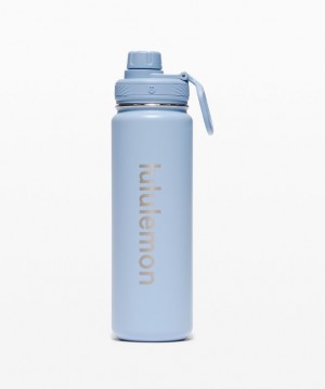 Botellas de Agua Lululemon Back to Life Deporte Bottle 24oz Accessories Azules Beige | CPSJLE120